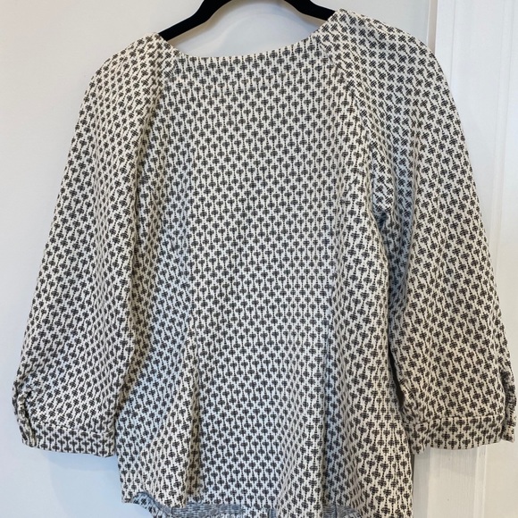 patterned anthro sweater/blazer (S) - Picture 4 of 4